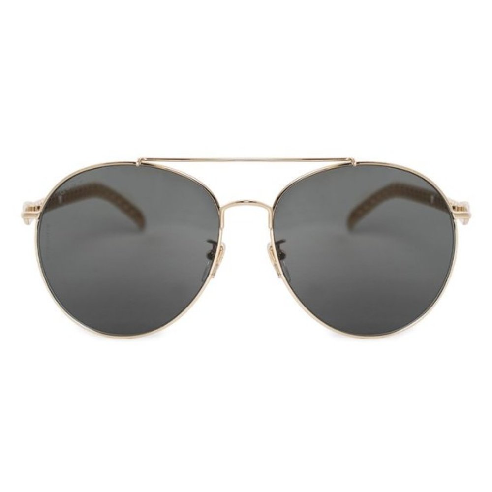 Gucci Grey Aviator Sunglasses